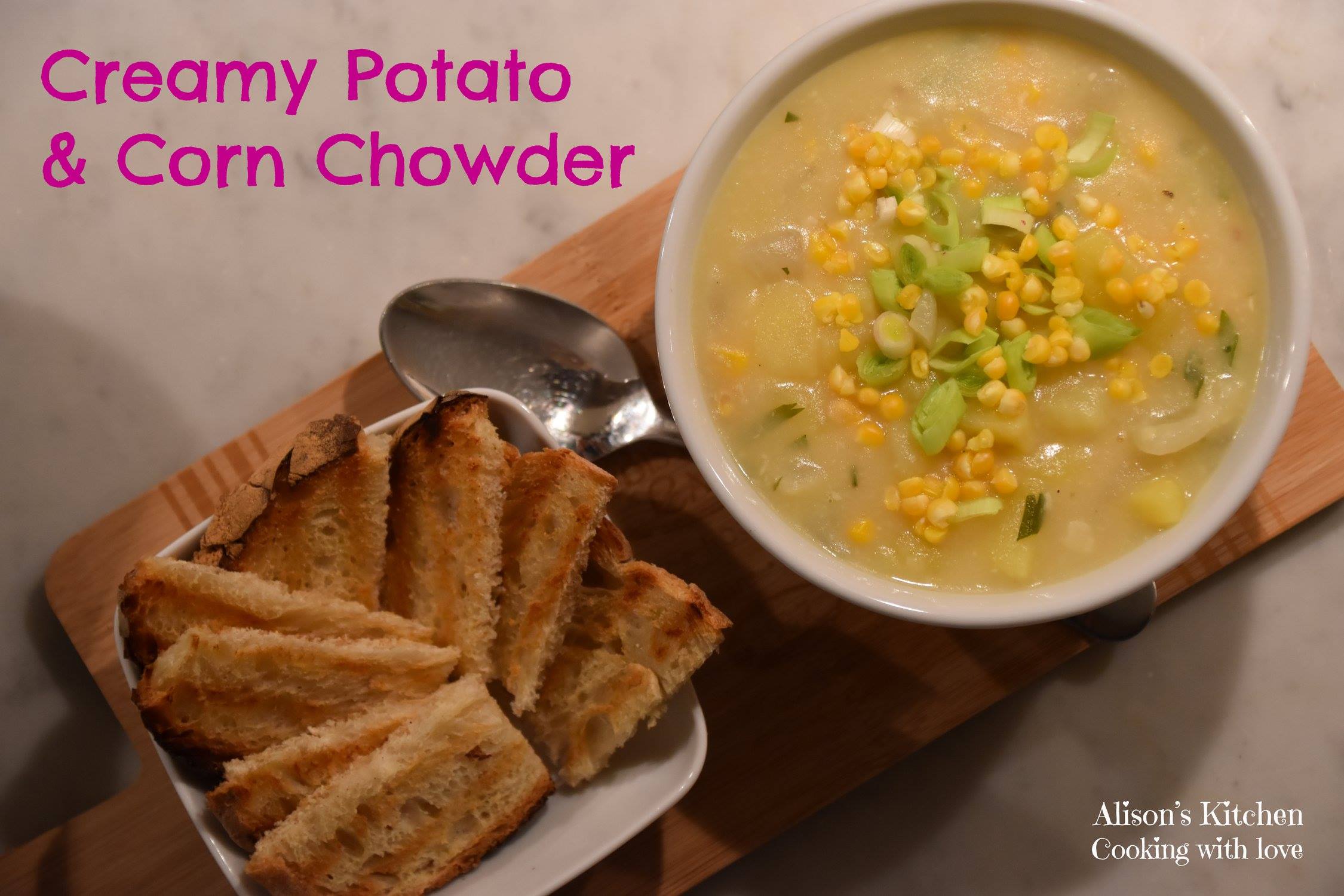 Creamy Potato & Corn Chowder