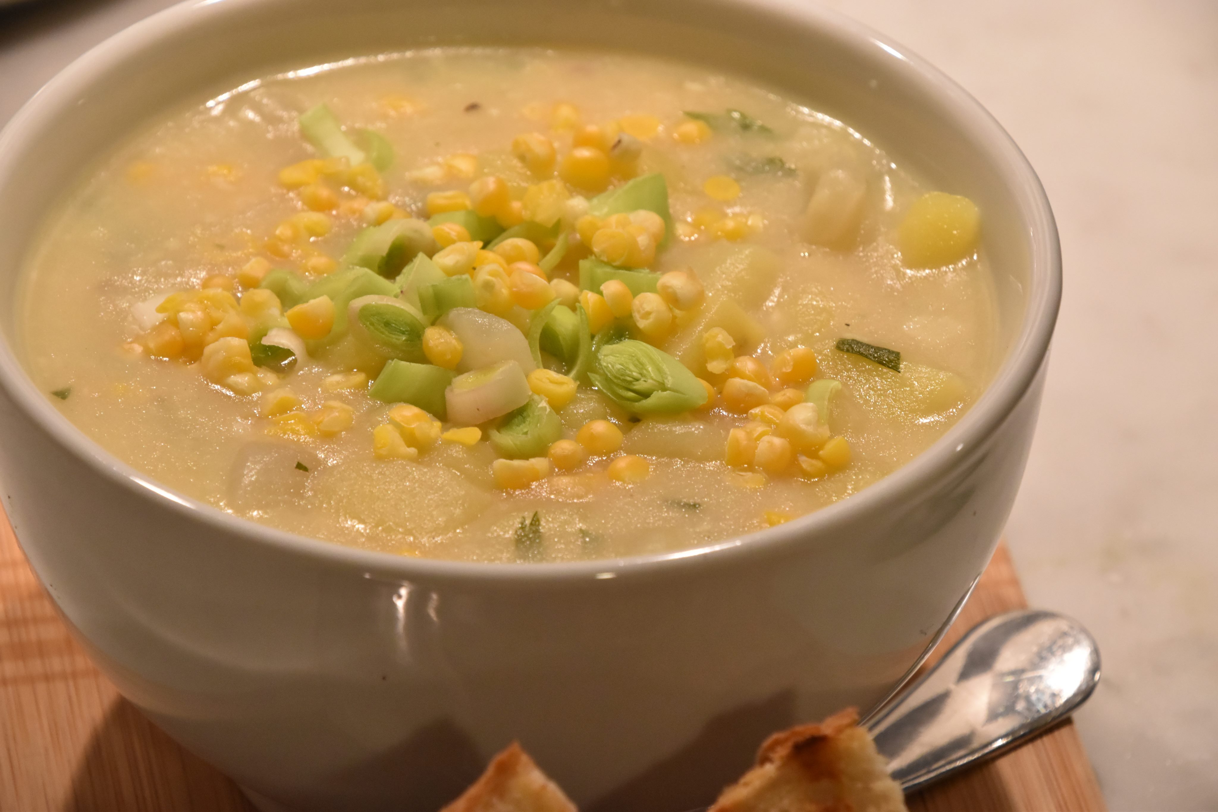 Creamy Potato & Corn Chowder