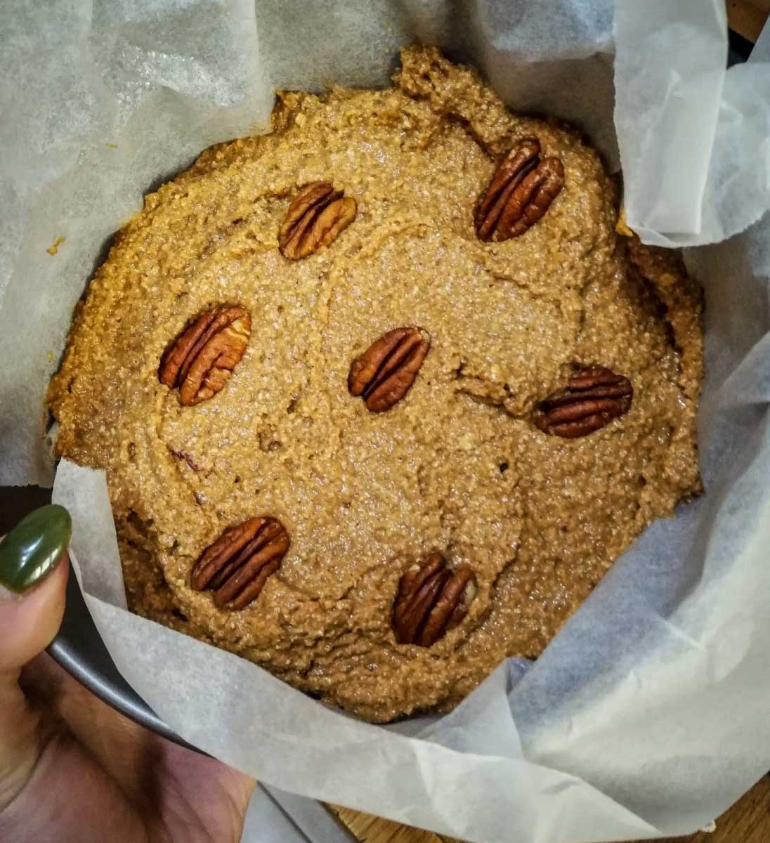 butternut-squash-blondies-with-pecans-ramona-debono-vegan-recipe-veggymalta-malta