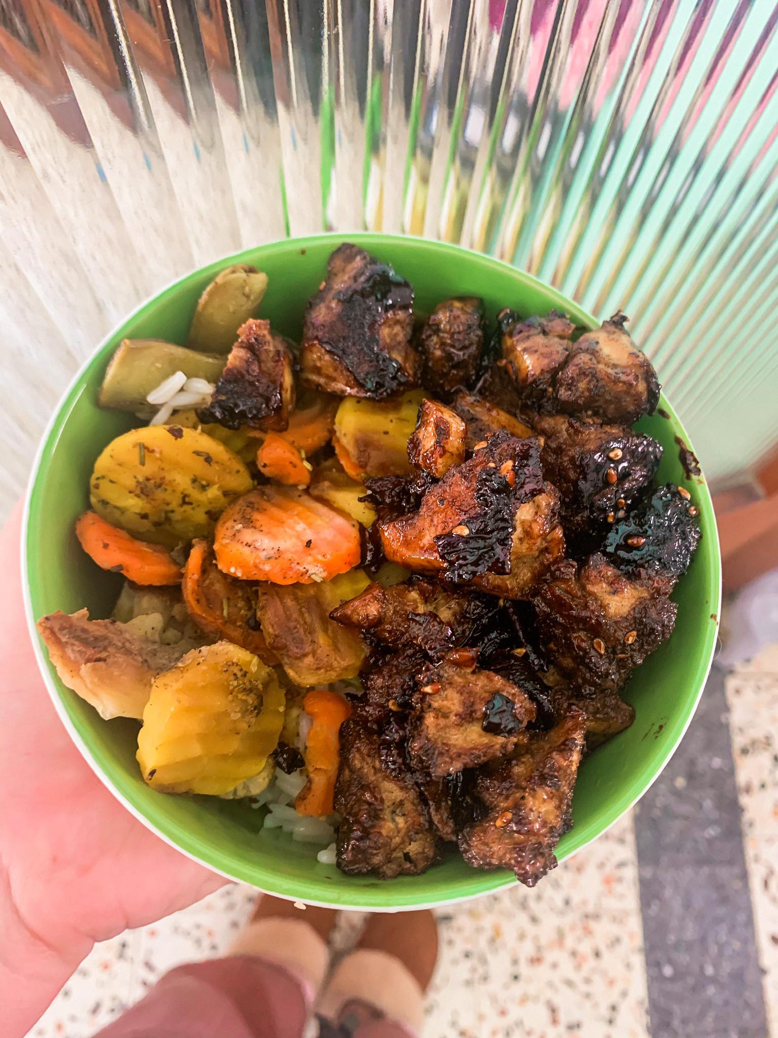 Sticky Tofu Chunks