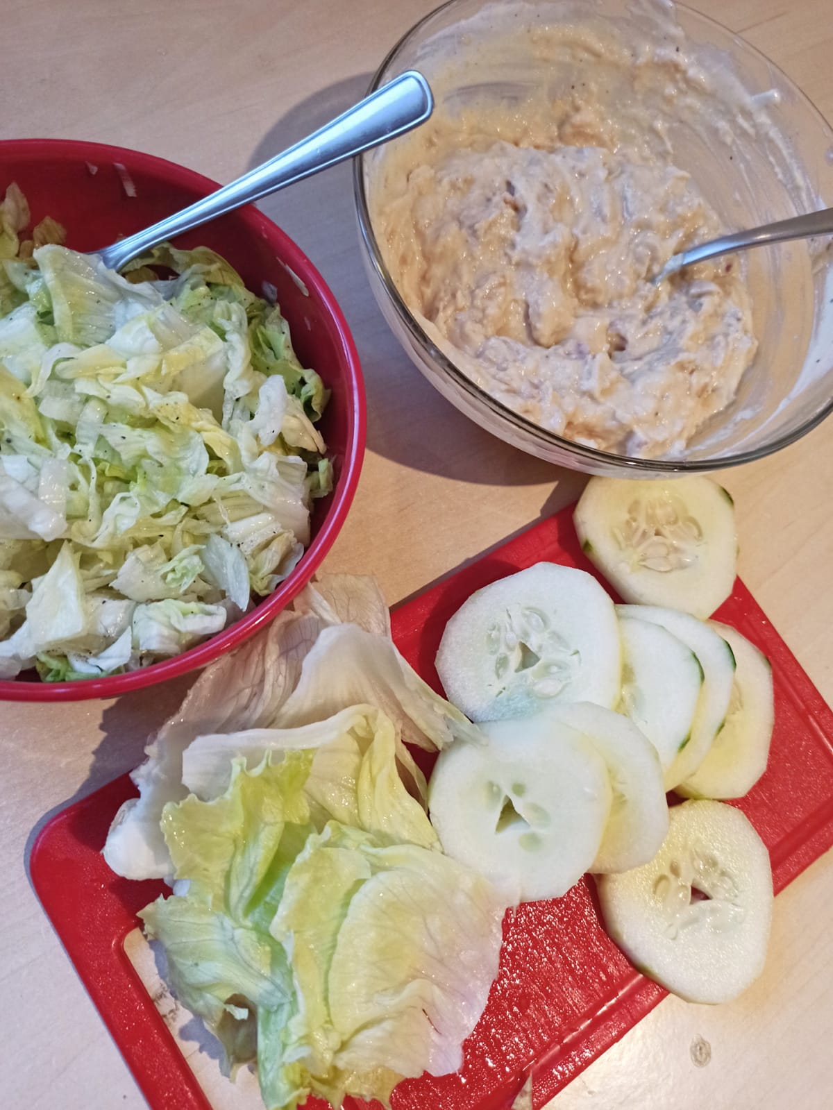 Butter bean tuna salad sandwich ingredients