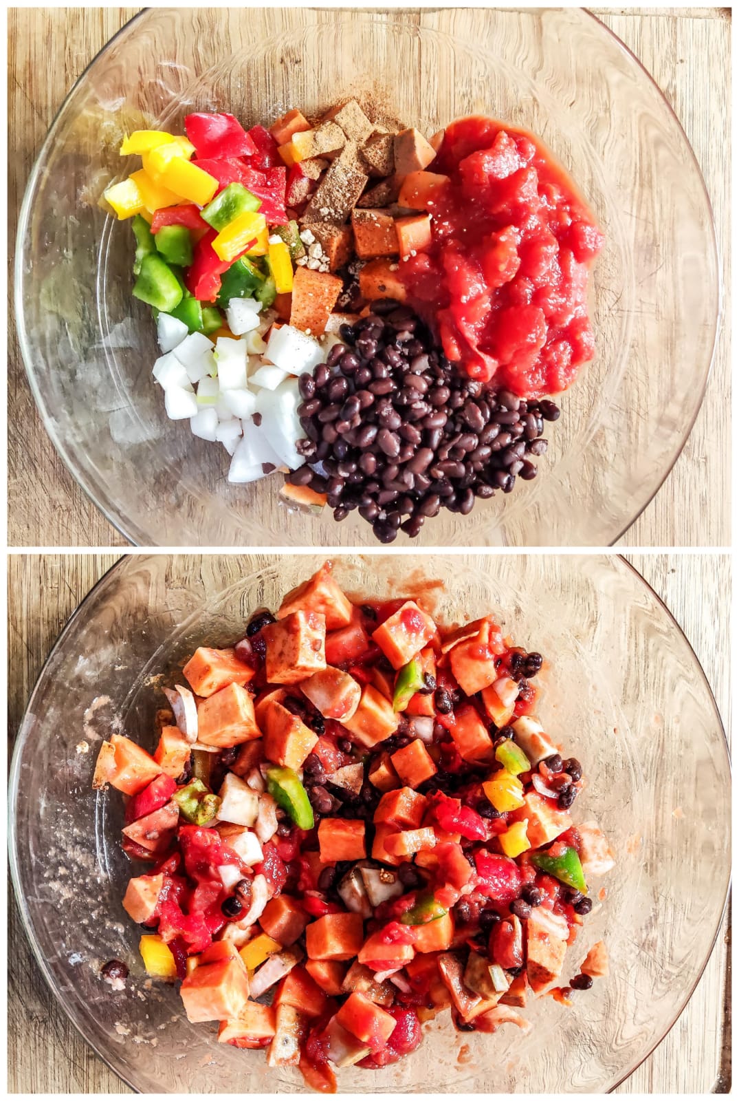 Sweet Potato Black Bean Bake Veggy Malta