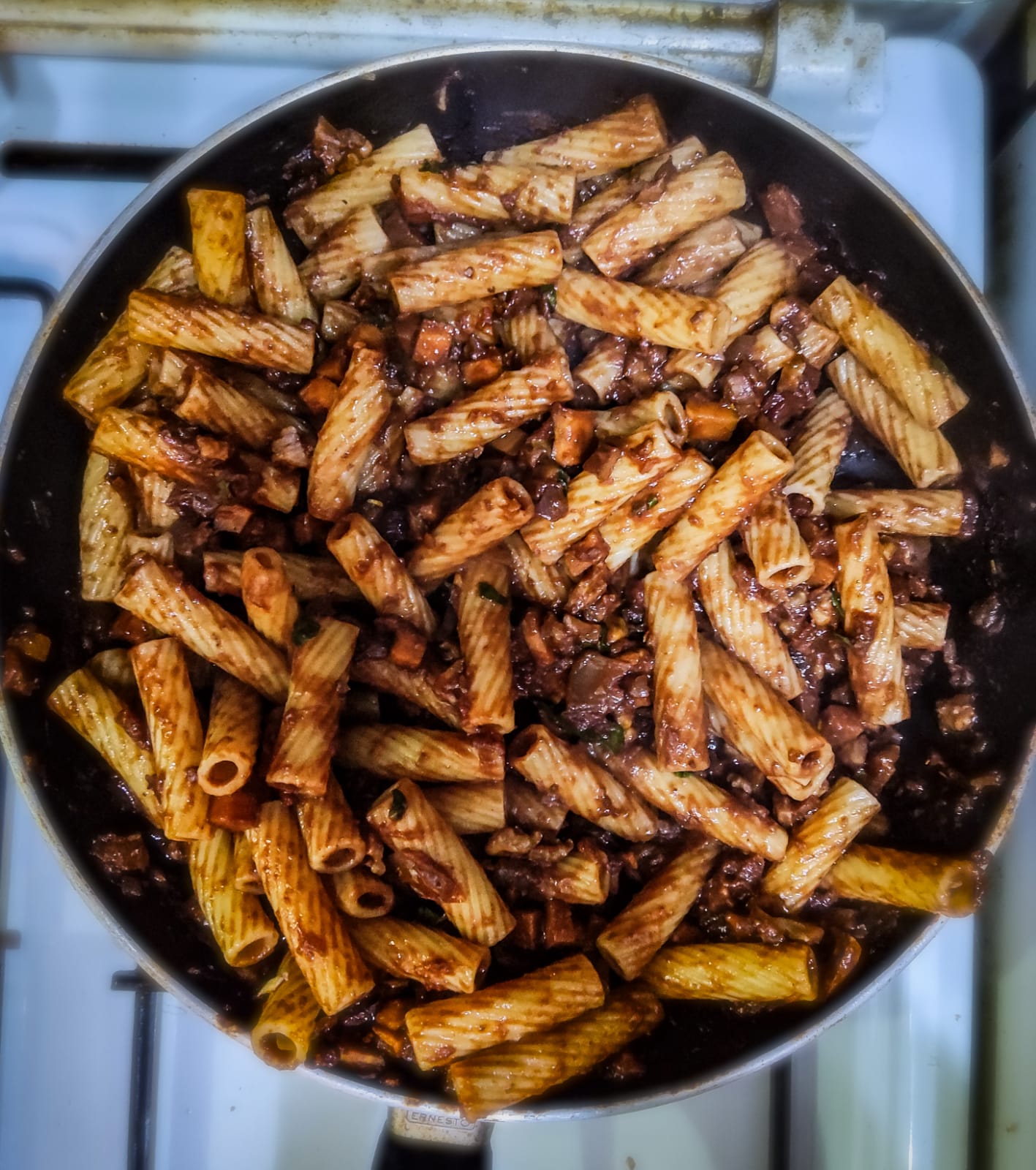 Sweet Potato and Walnut Pasta