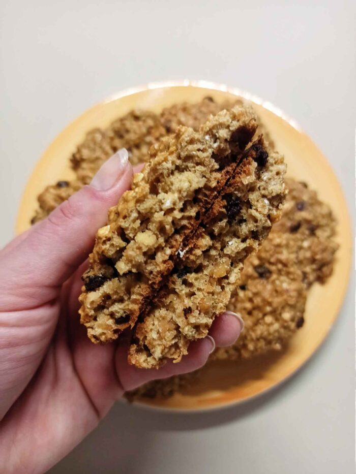 Easy-oatmeal-cookies-(no-banana)