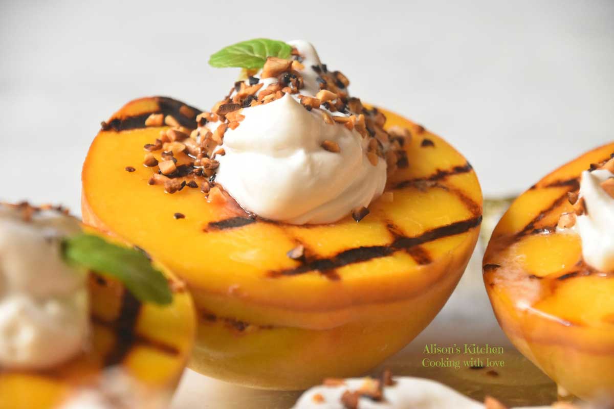 Grilled-Peaches-&-Almond-Cream